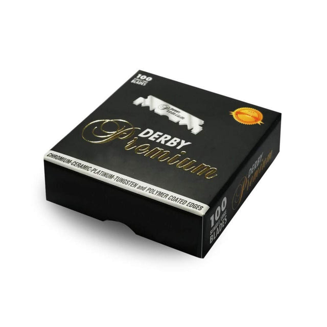 Lames Derby Single Edge Premium (1/2 lame de rasoir de sûreté Double Edge) paquet de 100
