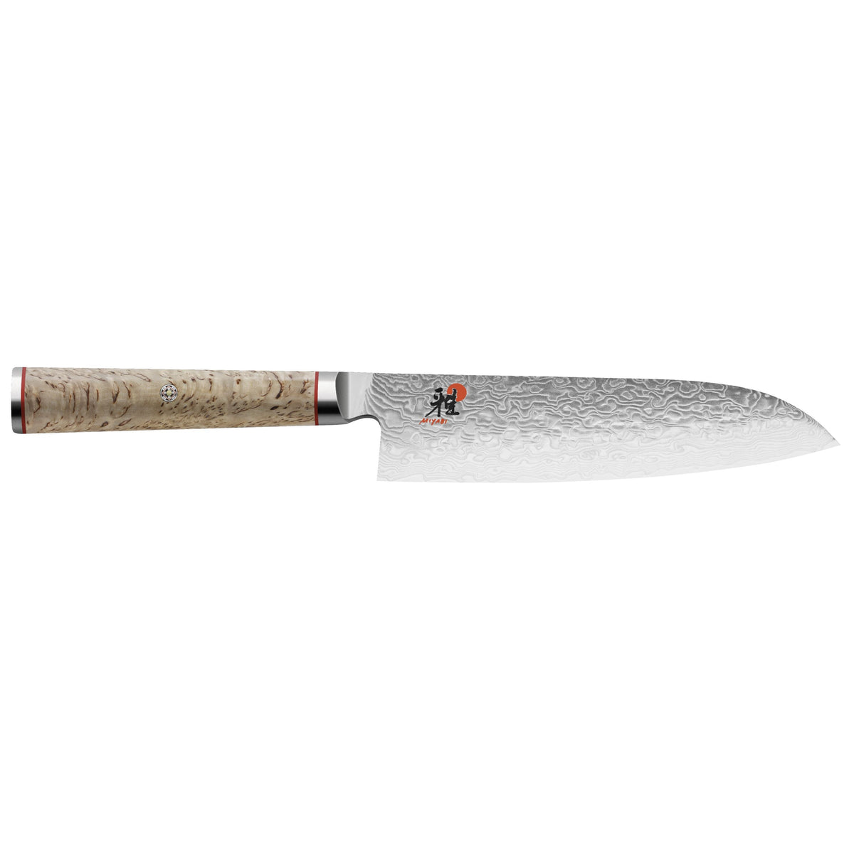 Couteau Santoku MIYABI 5000 MCD 7 pouces, Marron