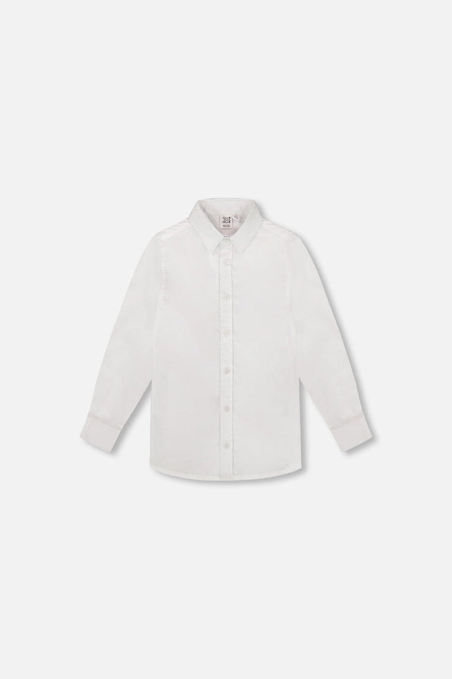 Button Down Long Sleeve Shirt White
