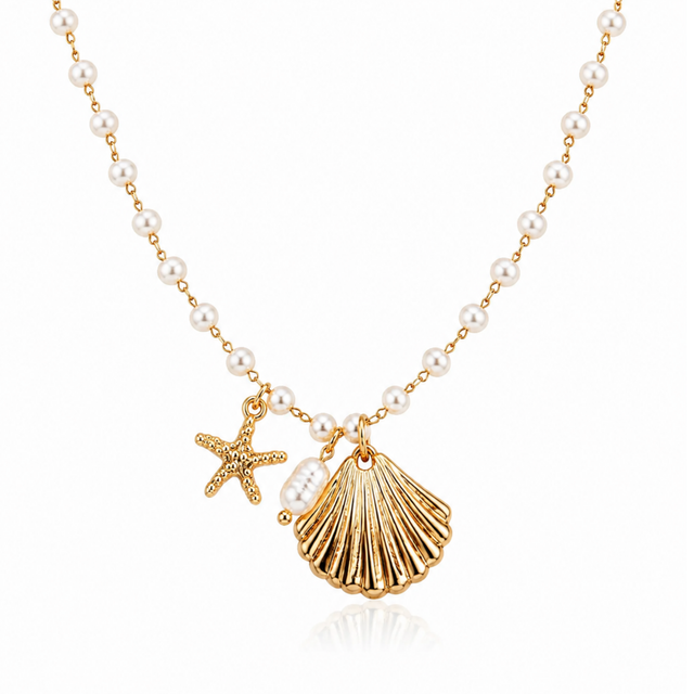 Collier breloque COQUILLAGE