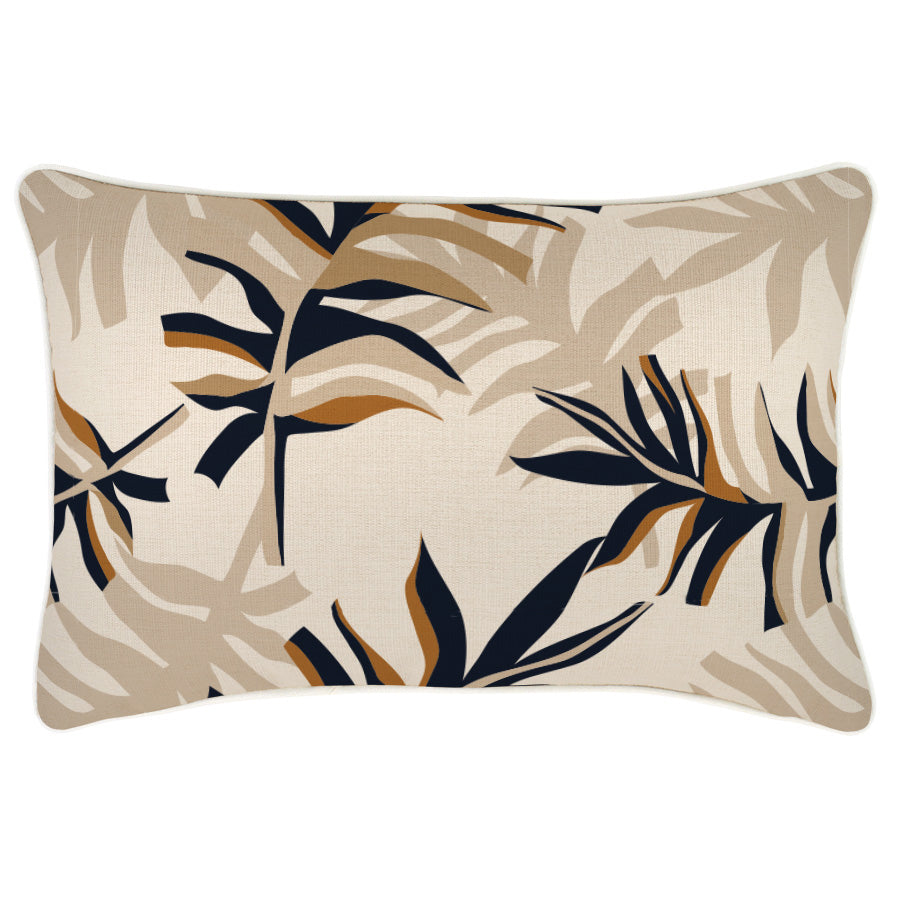 Housse de coussin - Avec passepoil - Alfresco Beige - 35 cm x 50 cm