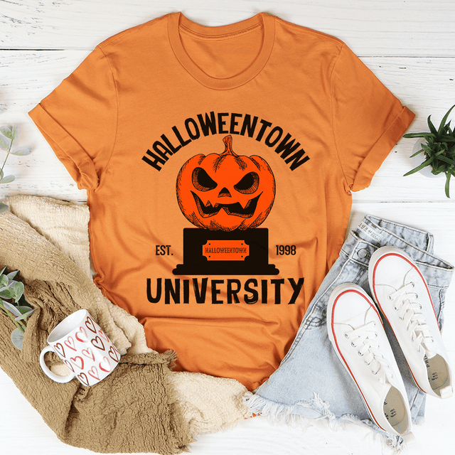 T-shirt universitaire d'Halloween