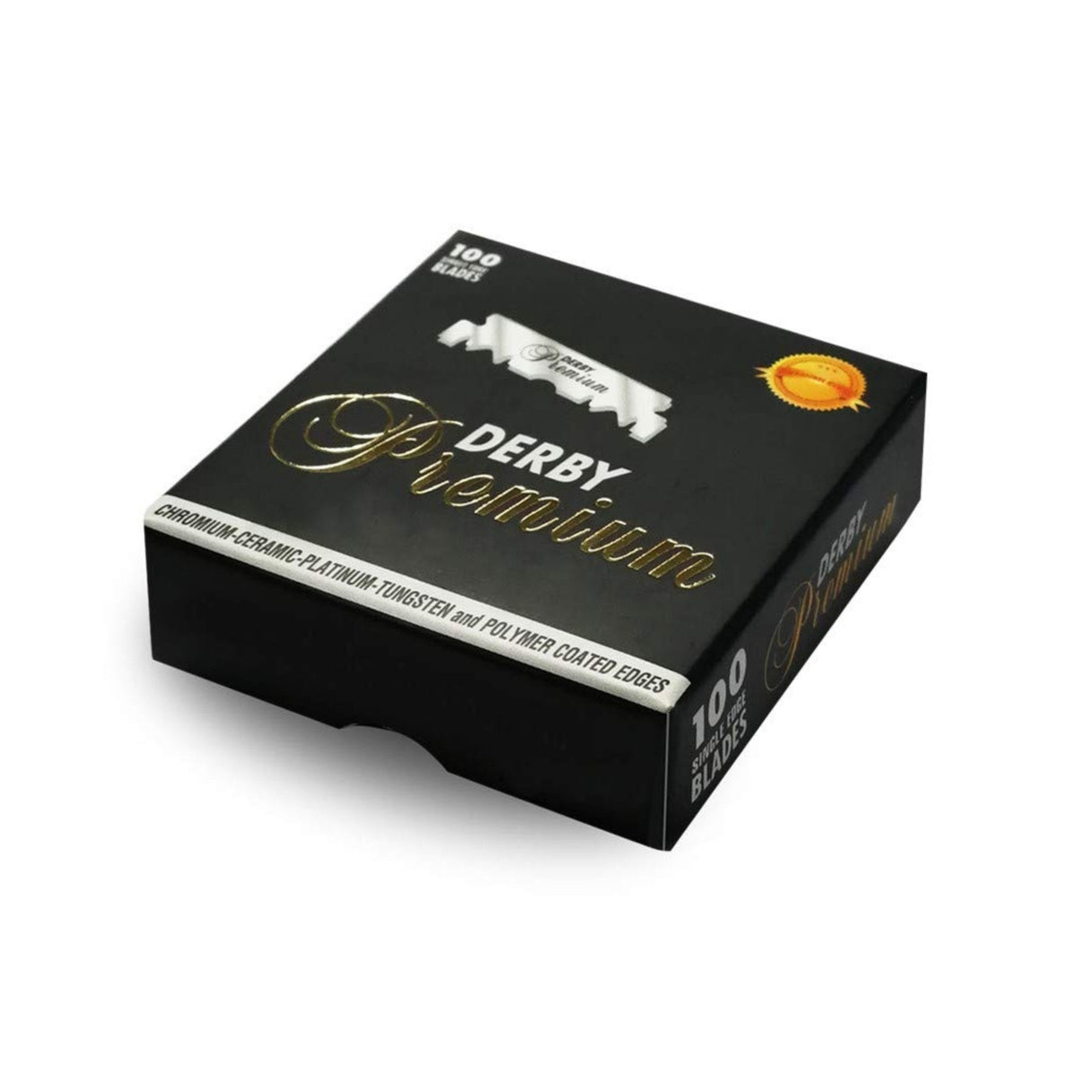 Lames Derby Single Edge Premium (1/2 lame de rasoir de sûreté Double Edge) paquet de 100