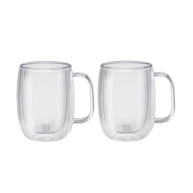 ZWILLING Sorrento Plus 2 Piece Coffee Glass Set, Transparent