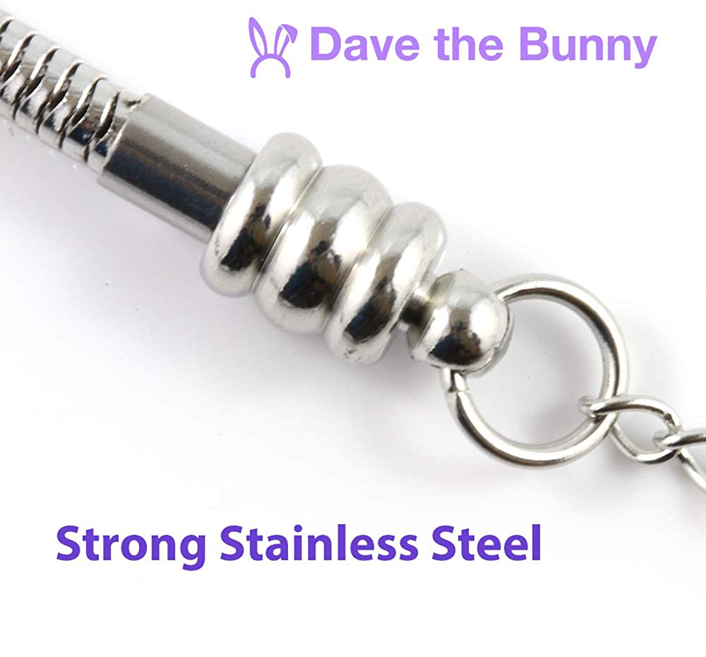 Camel Charm Bracelet with Stainless Steel Snake Chain
