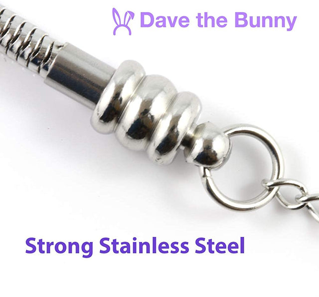 Camel Charm Bracelet with Stainless Steel Snake Chain